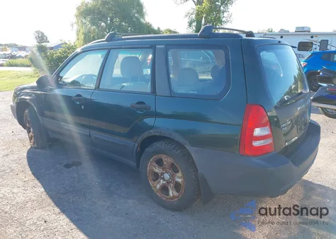 2005 Subaru Forester 2.5X из США, поврежденный, VIN JF1SG63655H743100